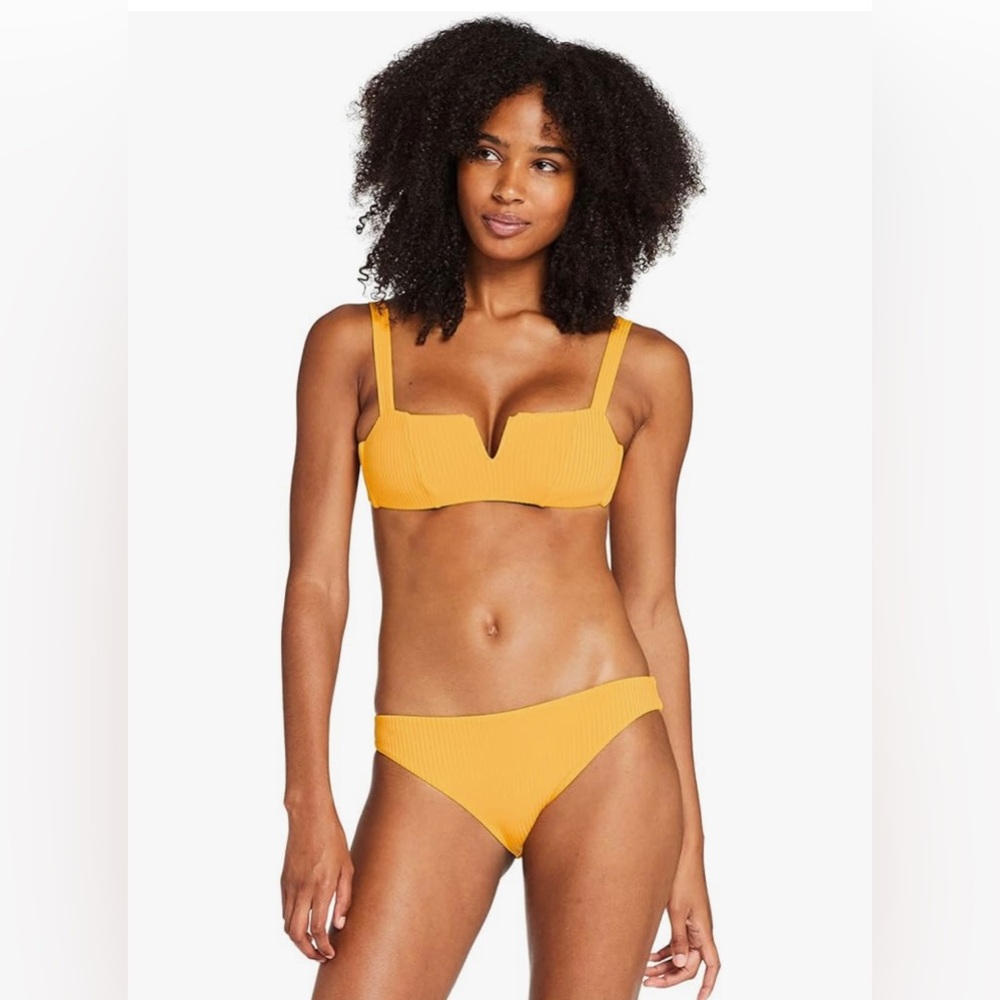NWT Vitamin A Kaya Bikini Set Iced Mango Eco Ribbed Size 14 DD - Picture 12 of 13
